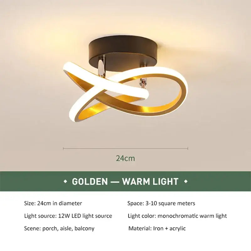 DecorBites™ LED Ceiling Lights - Modern Minimalist Lamps for Living Room Balcony Staircase
