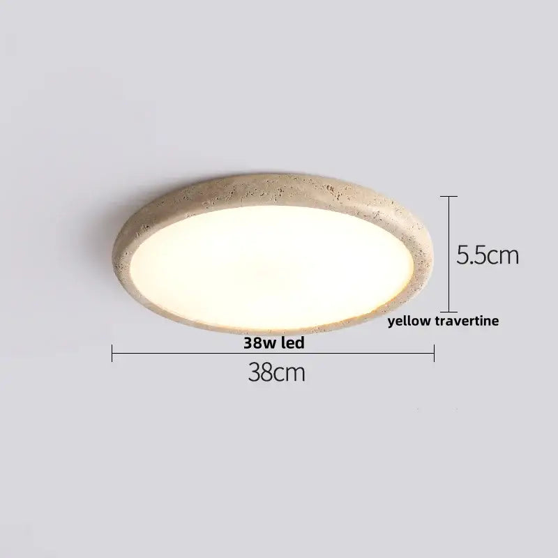 DecorBites™ LED Ceiling Lights Modern Nordic White Stone Plafond Lamp