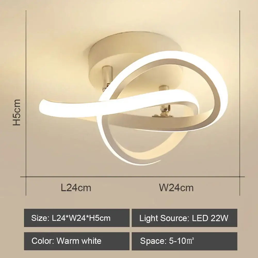 DecorBites™ LED Ceiling Lights: Modern Shade for Home & Living Room Lighting
