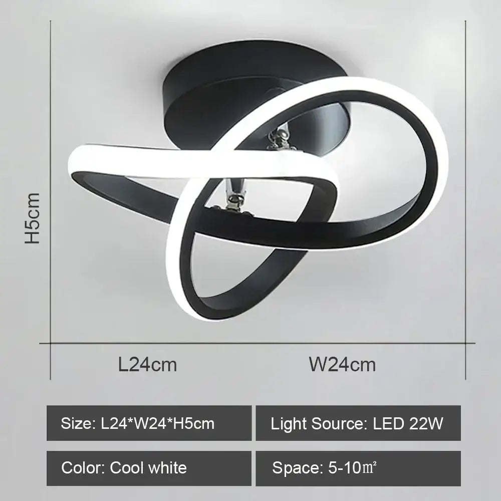 DecorBites™ LED Ceiling Lights: Modern Shade for Home & Living Room Lighting