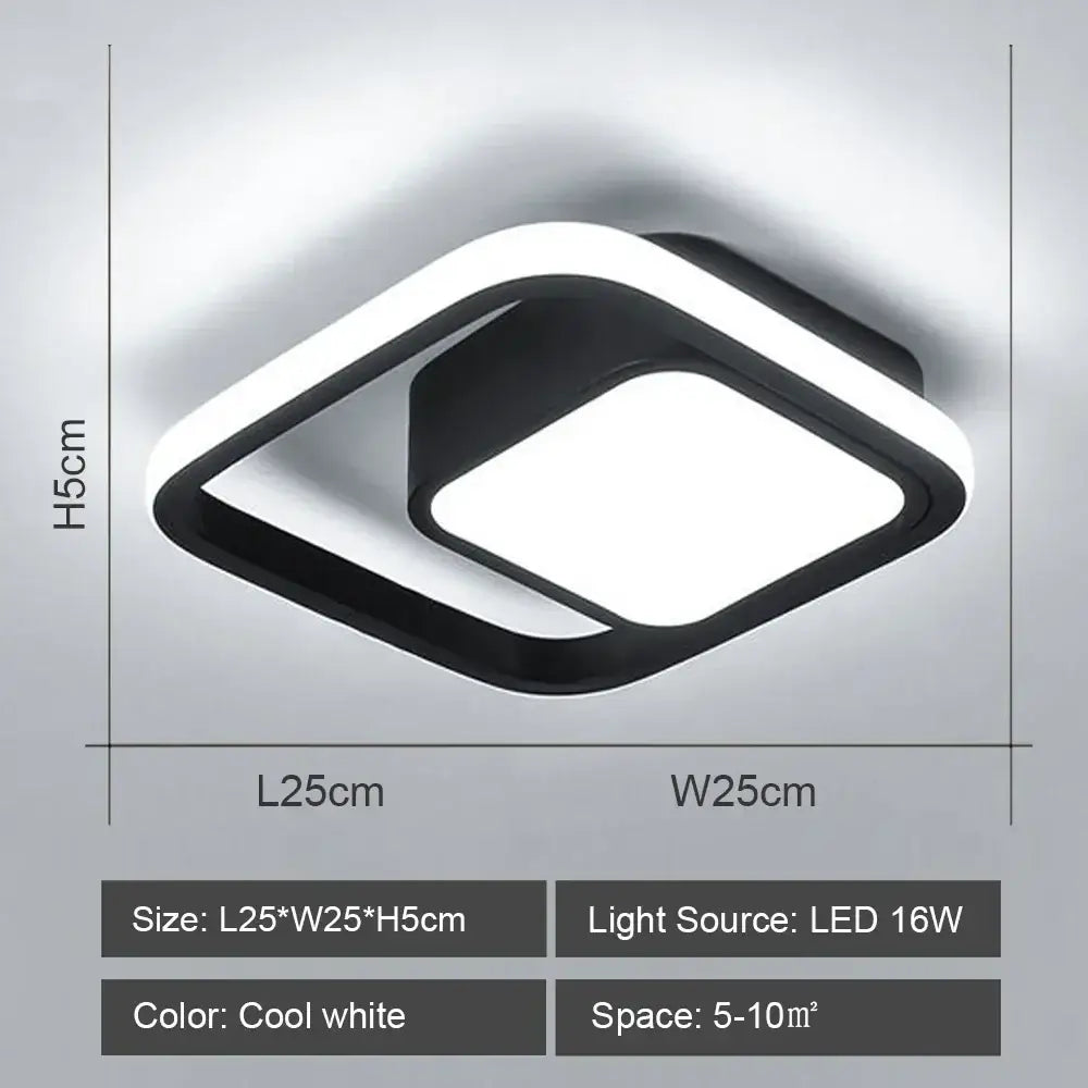 DecorBites™ LED Ceiling Lights: Modern Shade for Home & Living Room Lighting