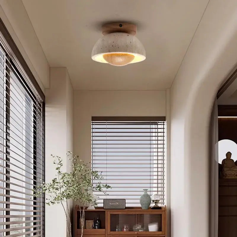 DecorBites™ LED Ceiling Lights Modern Style Balcony Living Room Cave Stone Decor