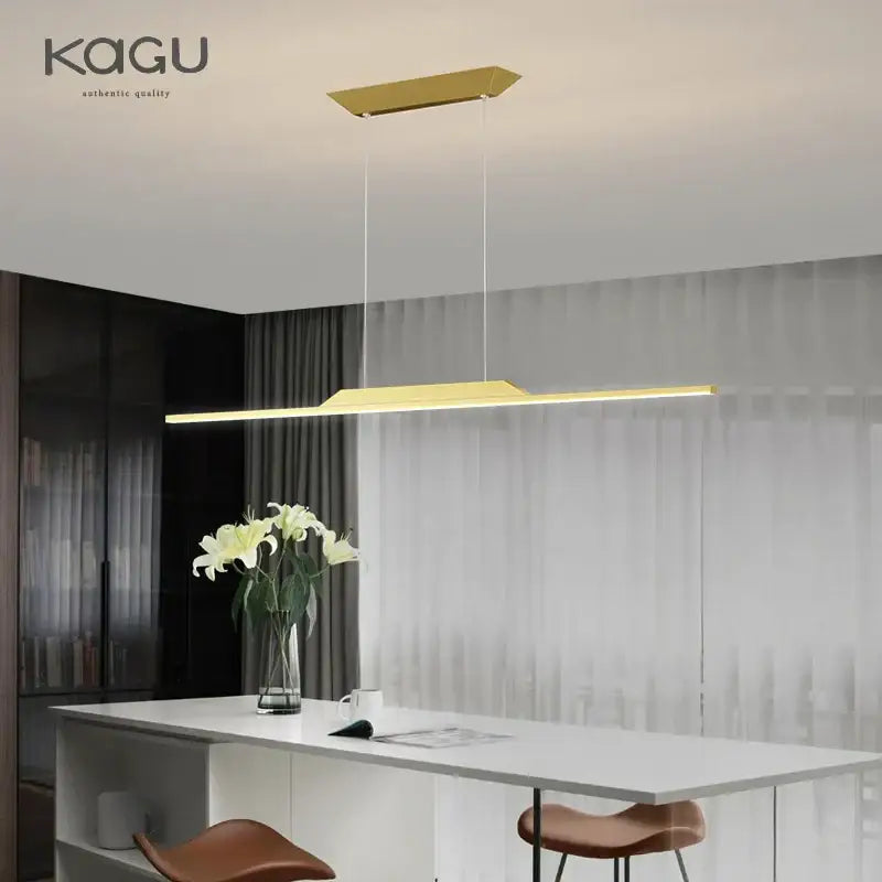 DecorBites™ LED Ceiling Pendant Lamp: Minimalist Chandelier, Height Adjustable, Home Decor Solution