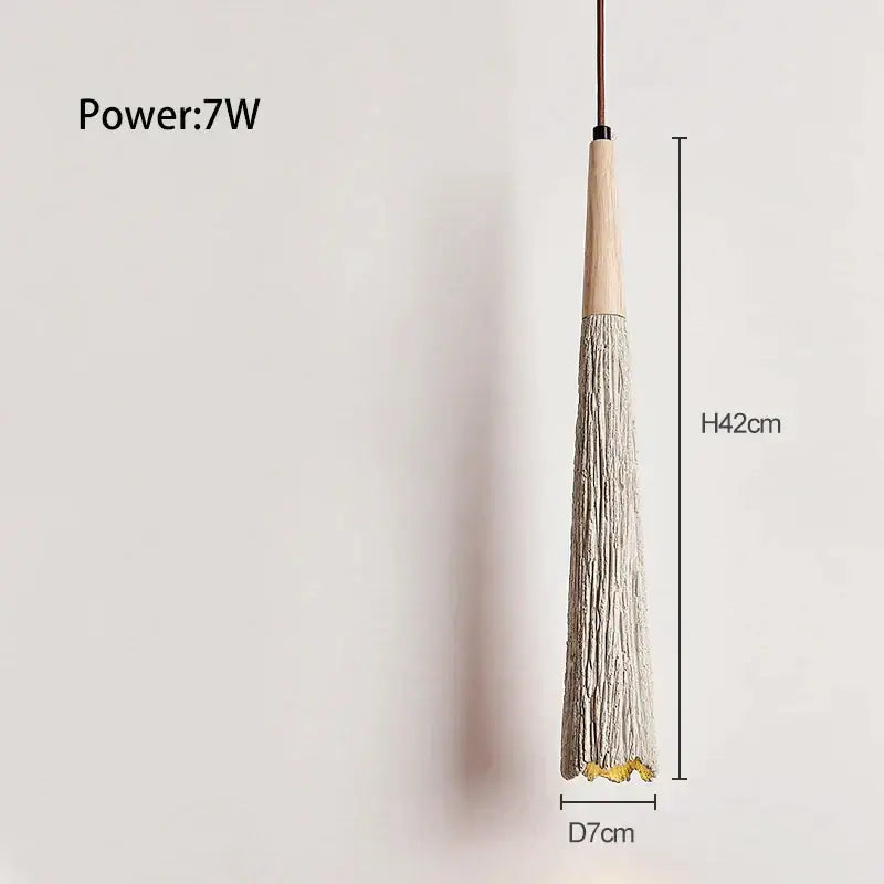 DecorBites™ LED Cement Cream Chandelier Pendant Lamp for Bedroom Bedside and Bar