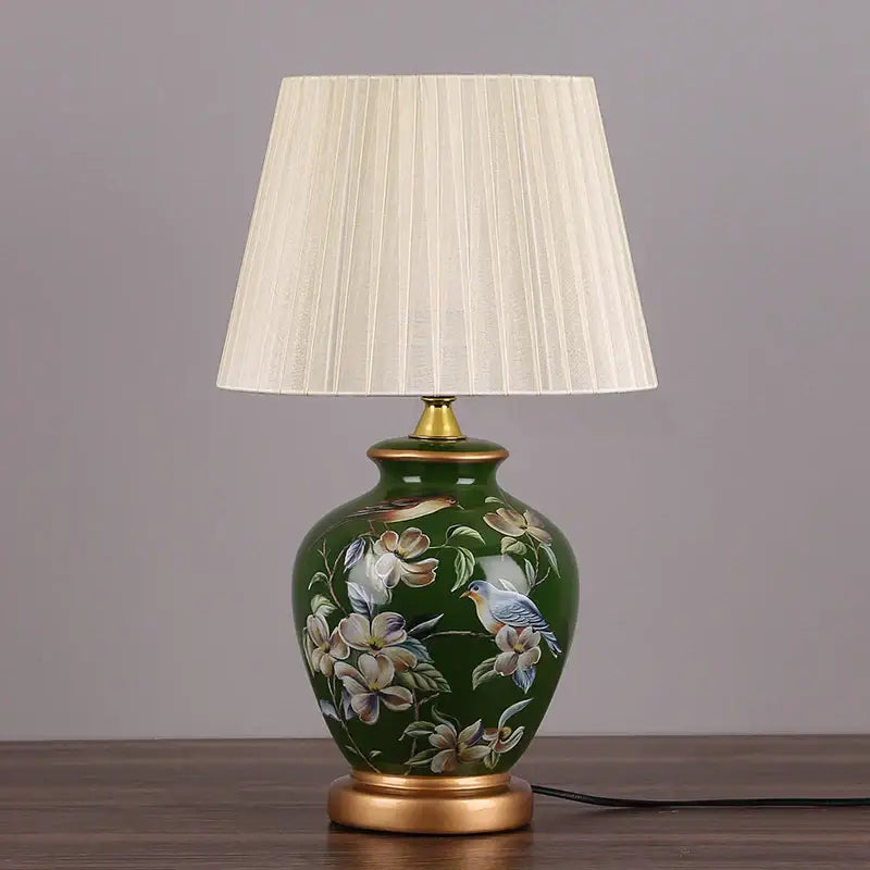 DecorBites™ LED Ceramic Table Lamp for Living Room, Bedroom, Study - Home Decor Lighting