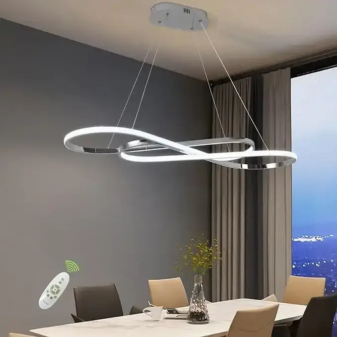 DecorBites™ LED Chandelier Dining Kitchen Living Room Electroplated Upholstery Light