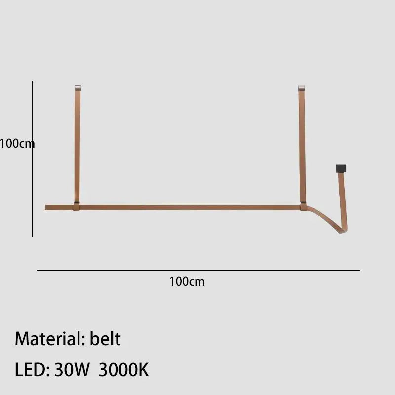 ثريا DecorBites™ LED لغرفة الطعام والبار والمطبخ - مصباح تعليق آرت ديكو بسيط