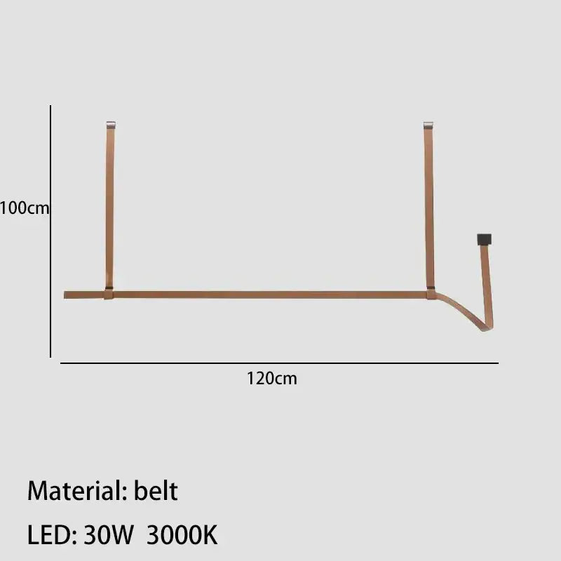 ثريا DecorBites™ LED لغرفة الطعام والبار والمطبخ - مصباح تعليق آرت ديكو بسيط