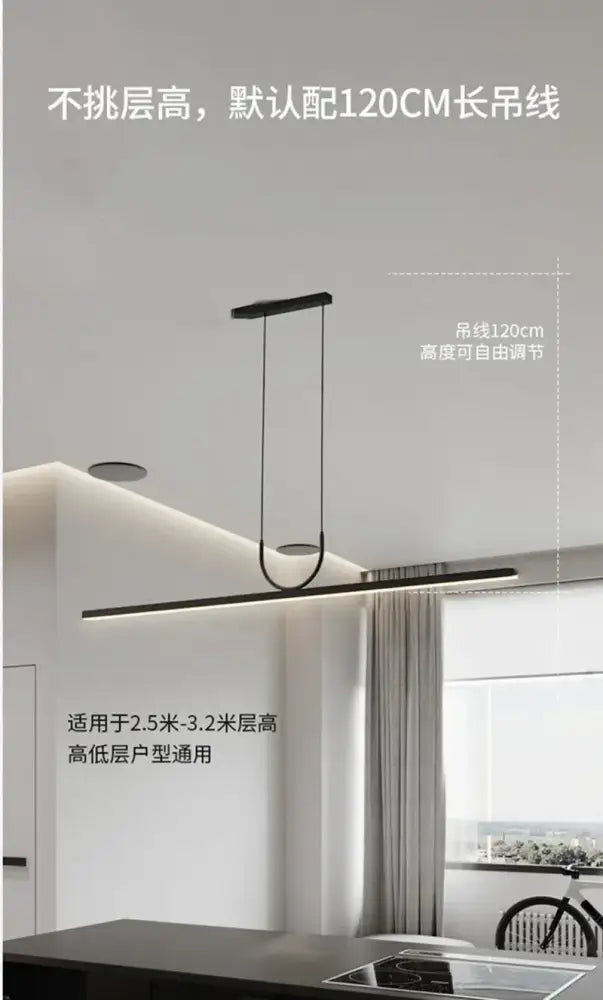 DecorBites™ LED Chandelier for Dining Room - Nordic Minimalist