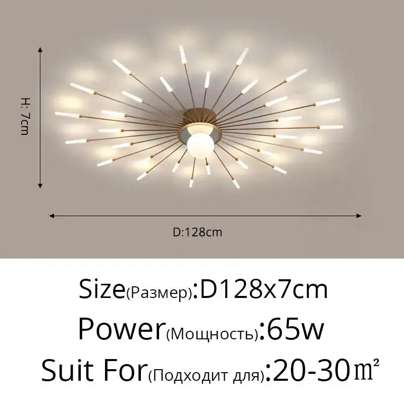 DecorBites™ LED Chandelier for Modern Living Kids Room Bedroom Hall Lighting Decor
