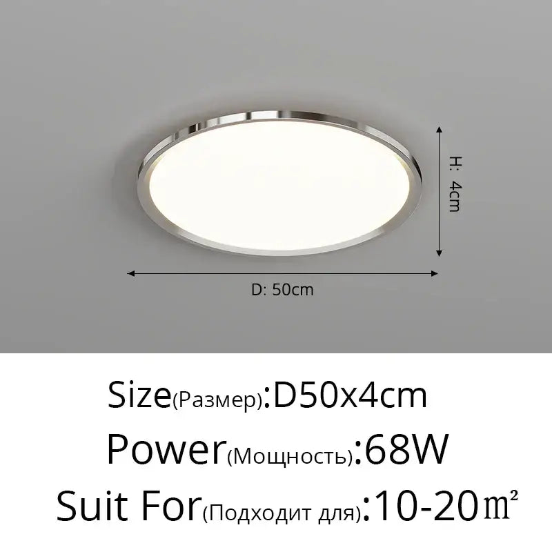 Modern chrome three circle led chandelier living room light