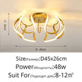 Modern gold decorbites led chandelier for living room