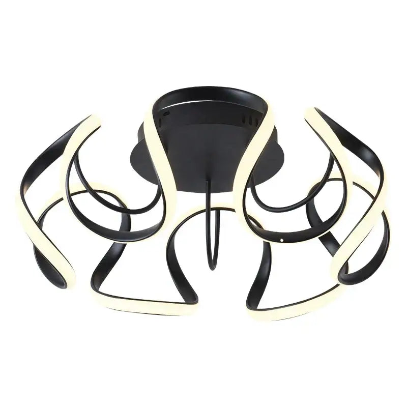 Modern gold decorbites led chandelier for living room