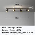 Decorbites led chandelier black & gold spotlight for living room