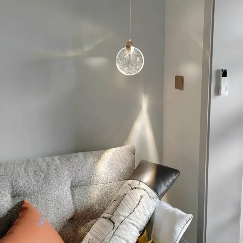 DecorBites™ LED Crystal Pendant Light for Bedroom and Bathroom