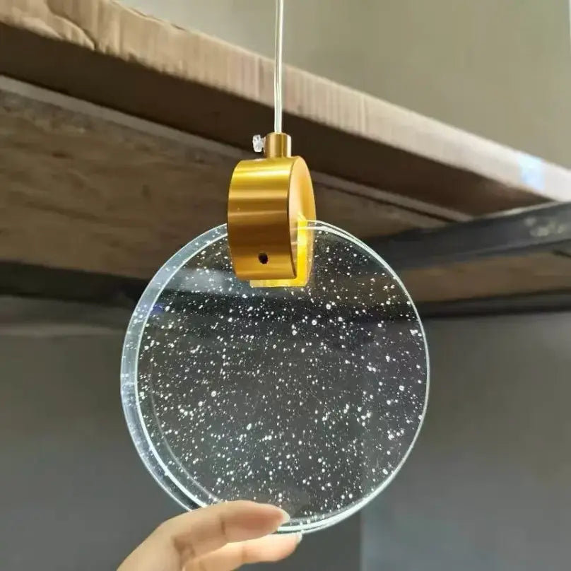 DecorBites™ LED Crystal Pendant Light for Bedroom and Bathroom