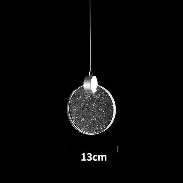 DecorBites™ LED Crystal Pendant Light for Bedroom and Bathroom