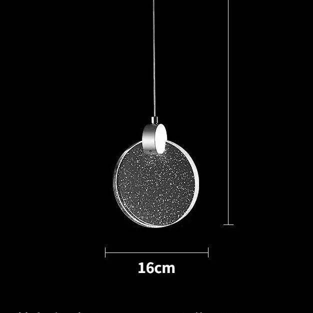 DecorBites™ LED Crystal Pendant Light for Bedroom and Bathroom