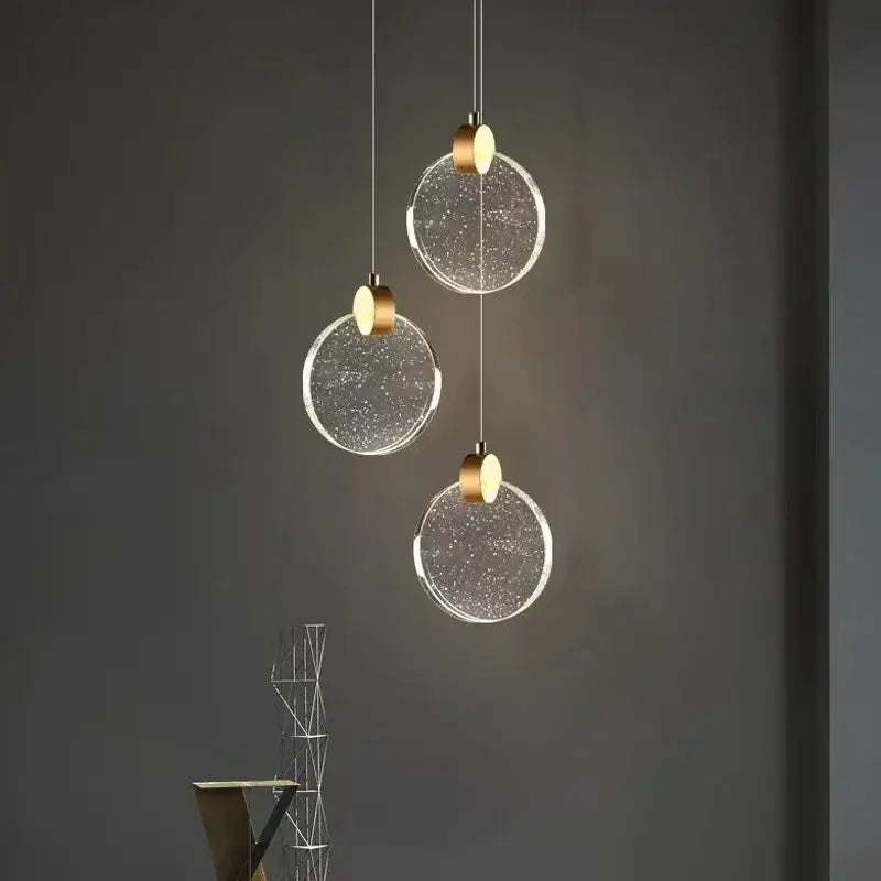 DecorBites™ LED Crystal Pendant Light for Bedroom and Bathroom