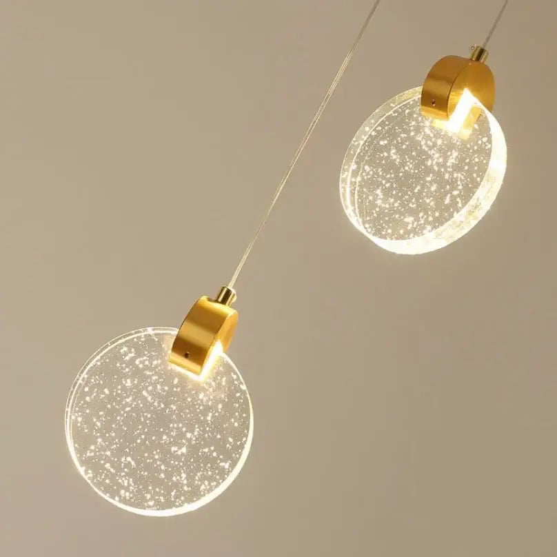 DecorBites™ LED Crystal Pendant Light for Bedroom and Bathroom