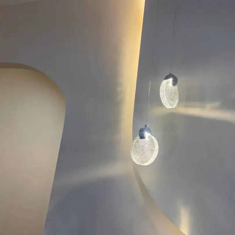 DecorBites™ LED Crystal Pendant Light for Bedroom and Bathroom