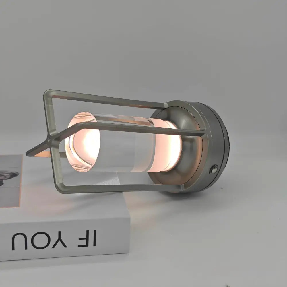DecorBites™ LED crystal table lamp Plastic Rechargeable touch night lamp Bedroom Bedside table lamp Restaurant decorative lamp