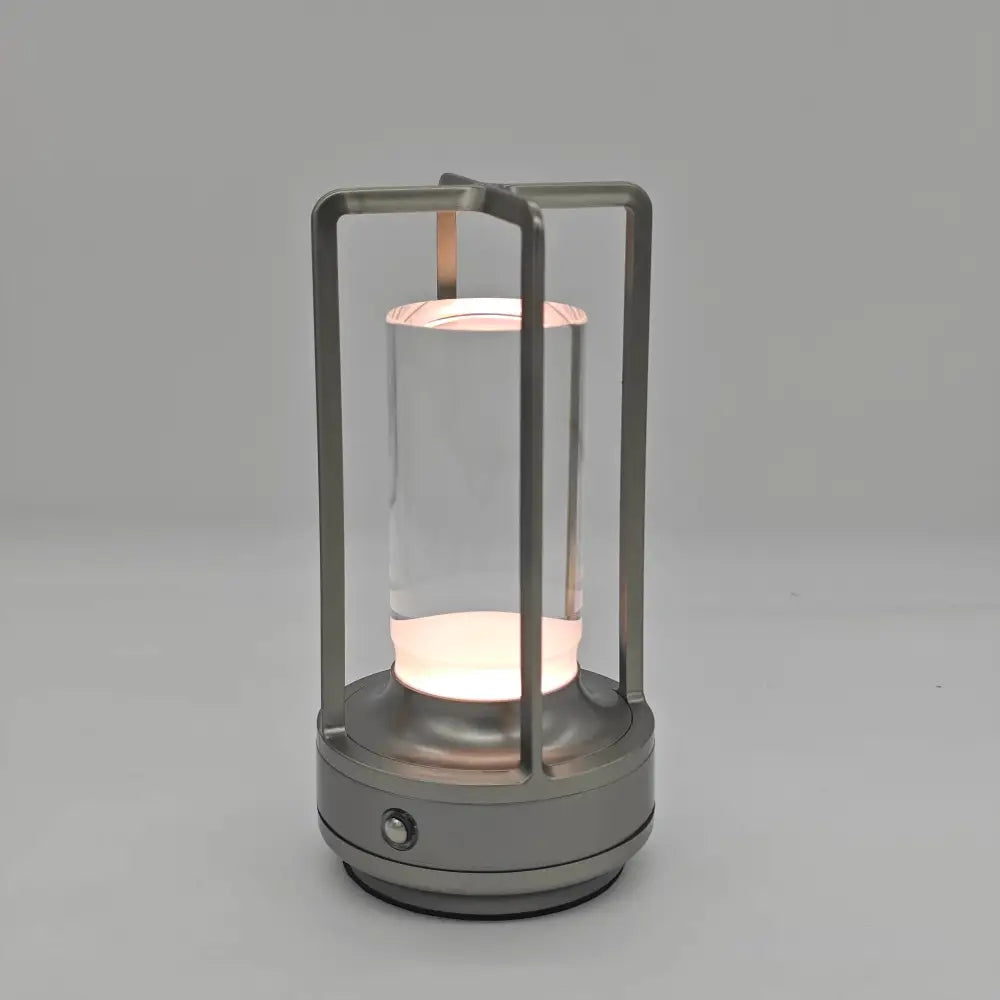 DecorBites™ LED crystal table lamp Plastic Rechargeable touch night lamp Bedroom Bedside table lamp Restaurant decorative lamp