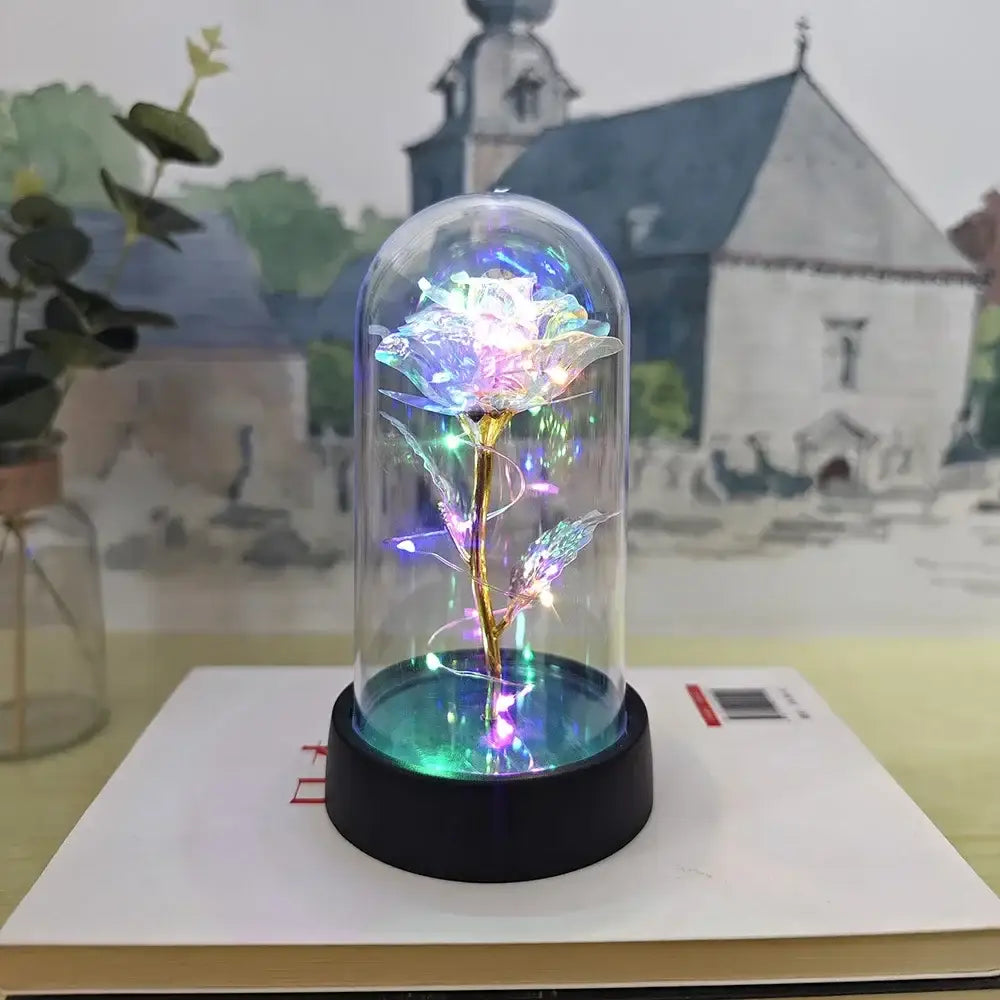 DecorBites™ LED Eternal Rose Light for Valentine's Day and Weddings
