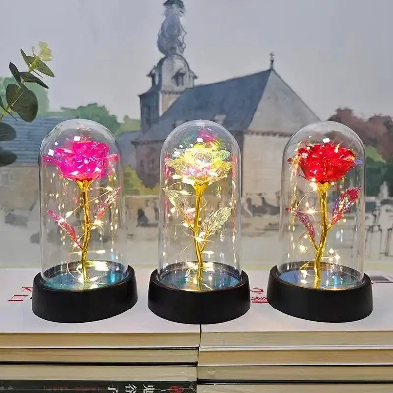 DecorBites™ LED Eternal Rose Light for Valentine's Day and Weddings