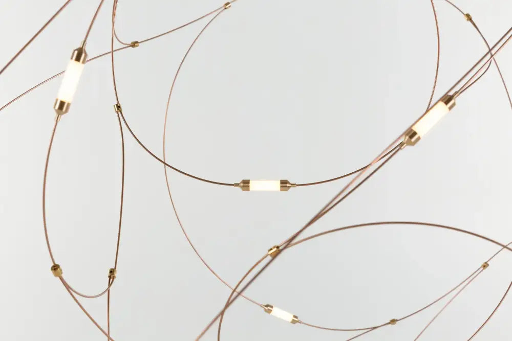 DecorBites™ LED Firefly Chandelier for Hotel and Kitchen