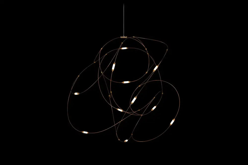 DecorBites™ LED Firefly Chandelier for Hotel and Kitchen