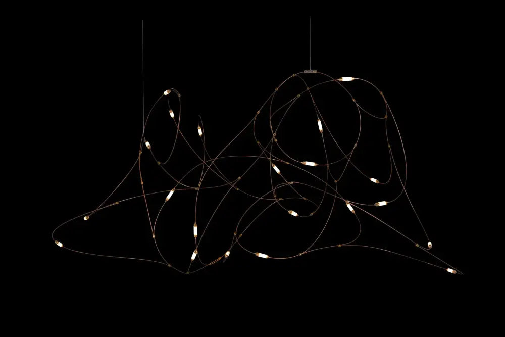 DecorBites™ LED Firefly Chandelier for Hotel and Kitchen