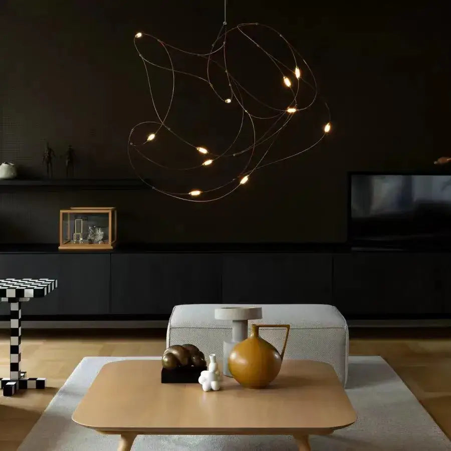 DecorBites™ LED Firefly Chandelier for Hotel and Kitchen
