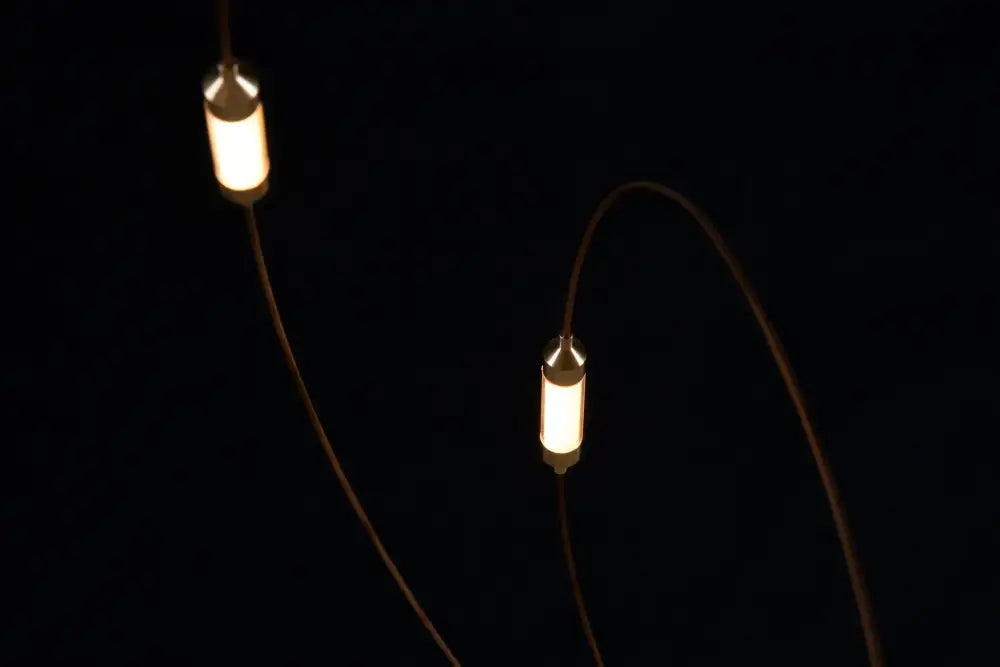 DecorBites™ LED Firefly Chandelier for Hotel and Kitchen