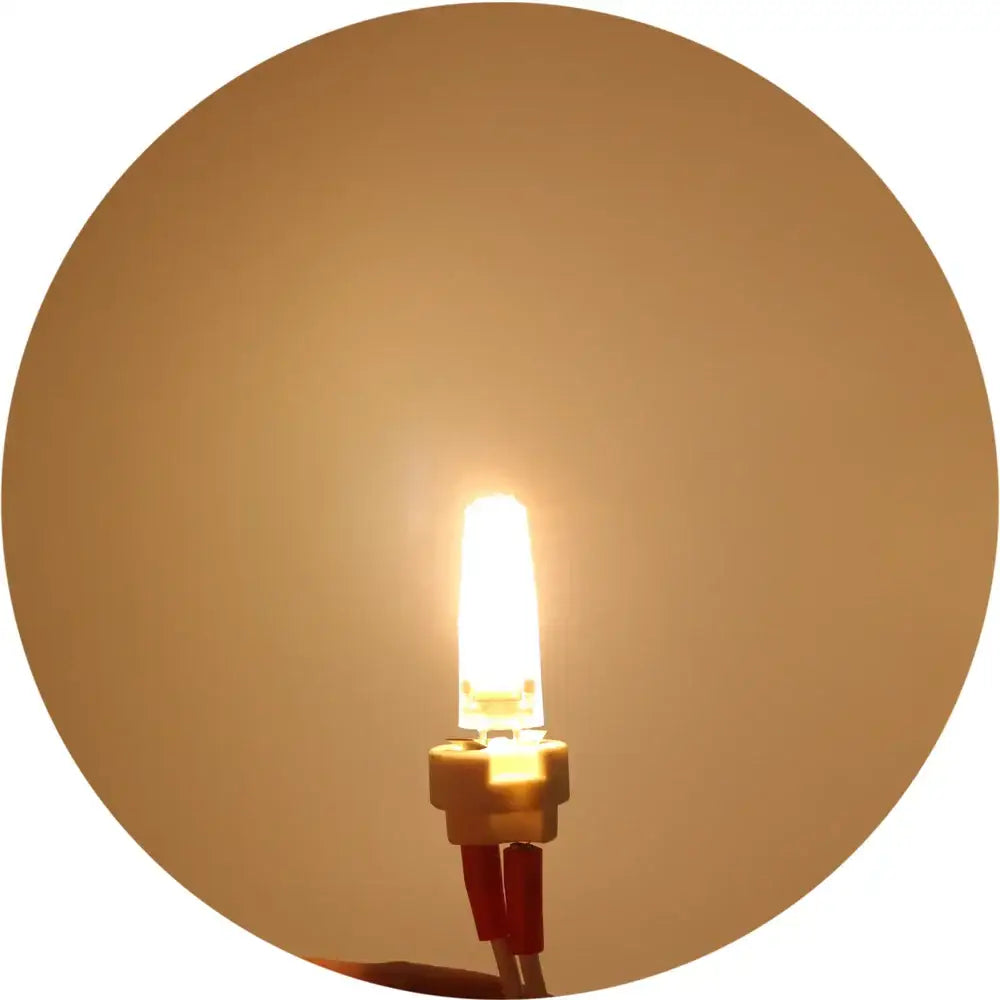 Clear glass led g4 bulb kitchen replacement light warm & cold white