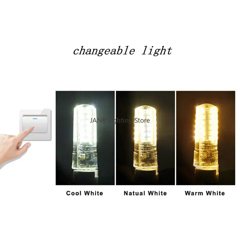 7w aluminum e14 85-265v bulbs warm & cold white dining room light