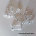 Warm white led garland photo clip string lights for bedroom decor