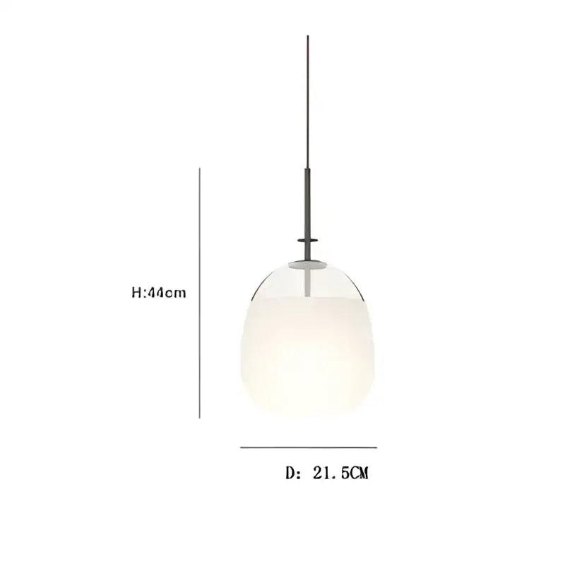 Minimalist black decorbites led glass wall lamp living room sconce