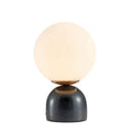 Green marble glass ball table lamp bedroom lighting set of 2