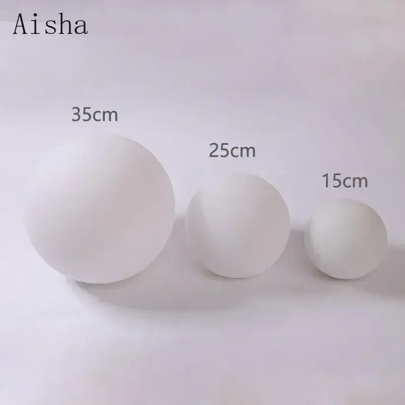 Minimalist matte white led glass ball wall sconce bedroom light