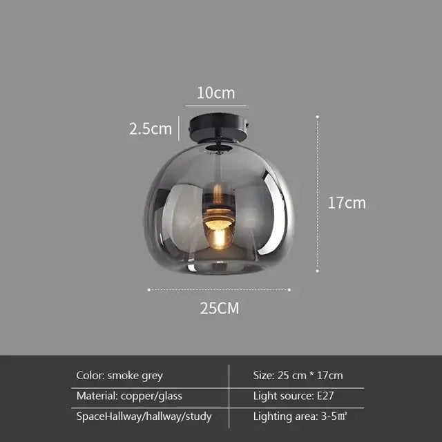 Modern brass & black led glass ceiling chandeliers – dining room