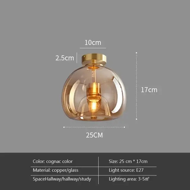 Modern brass & black led glass ceiling chandeliers – dining room