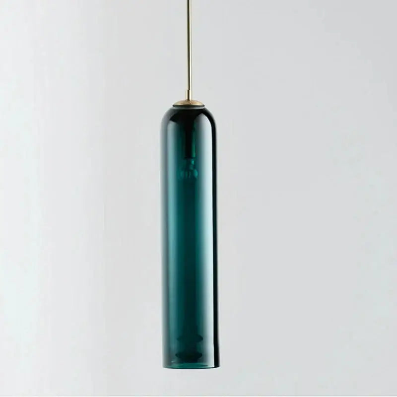 Modern multi color led glass pendant chandelier kitchen lighting