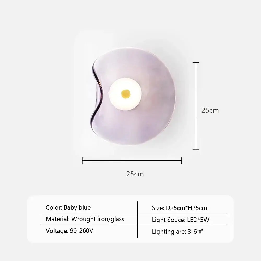 DecorBites™ LED Glass Wall Lamp