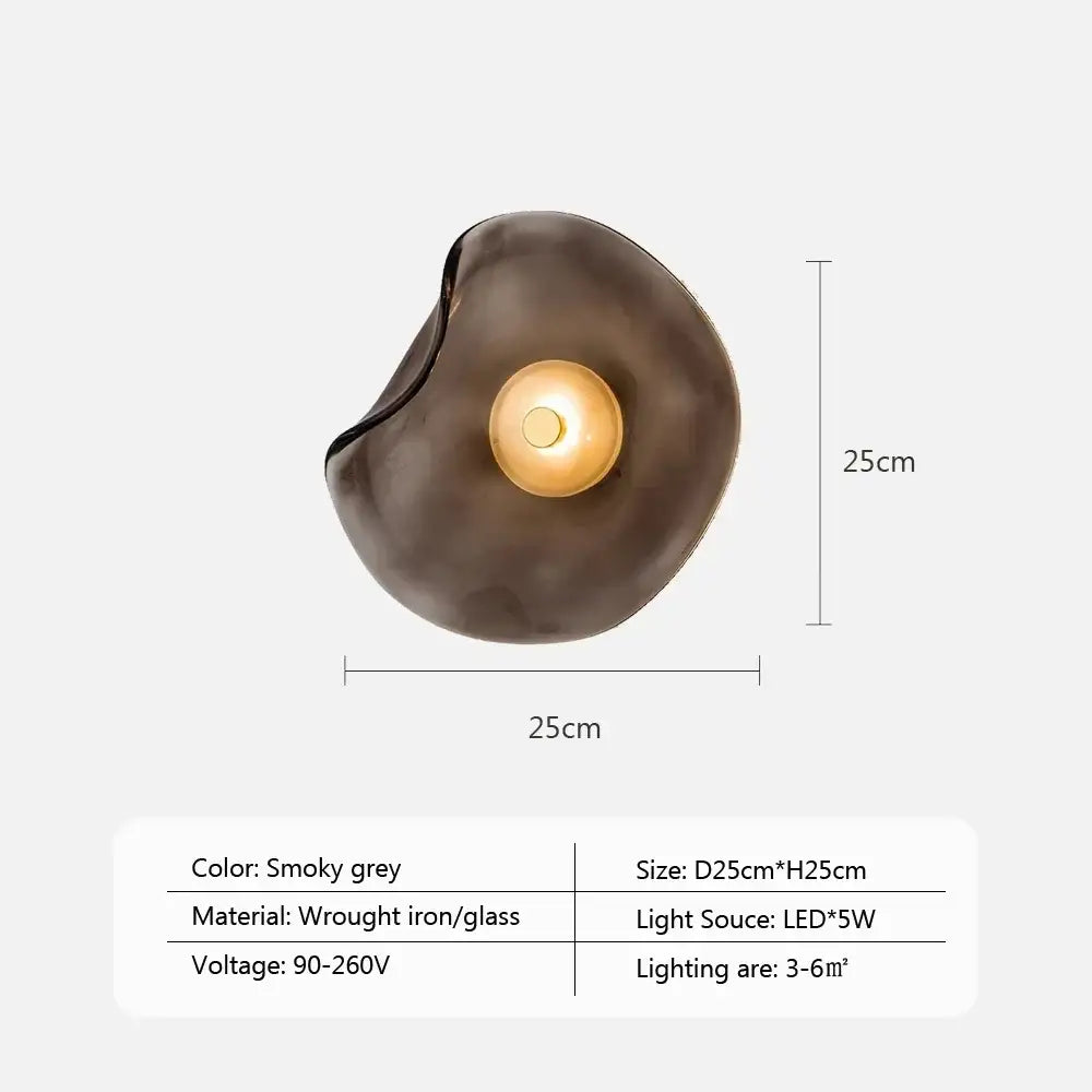 DecorBites™ LED Glass Wall Lamp