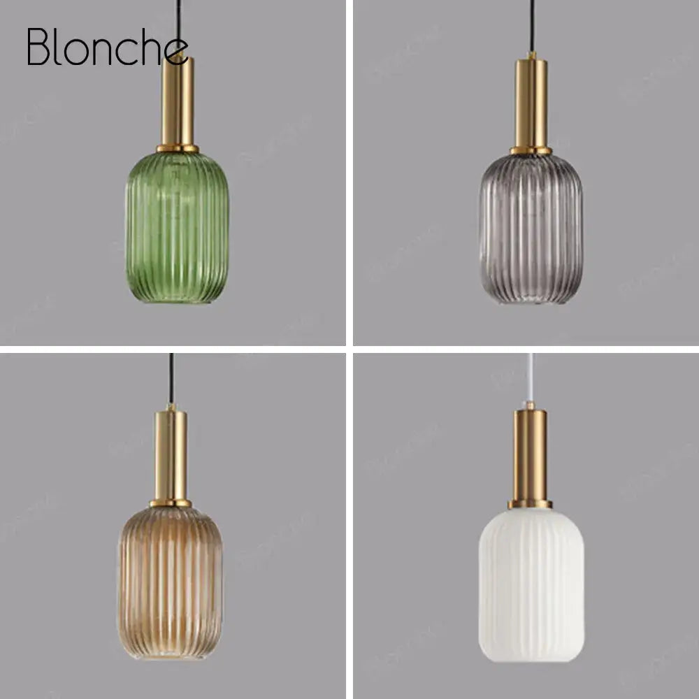 Decorbites led gold chandelier amber & green pendant lamps dining room