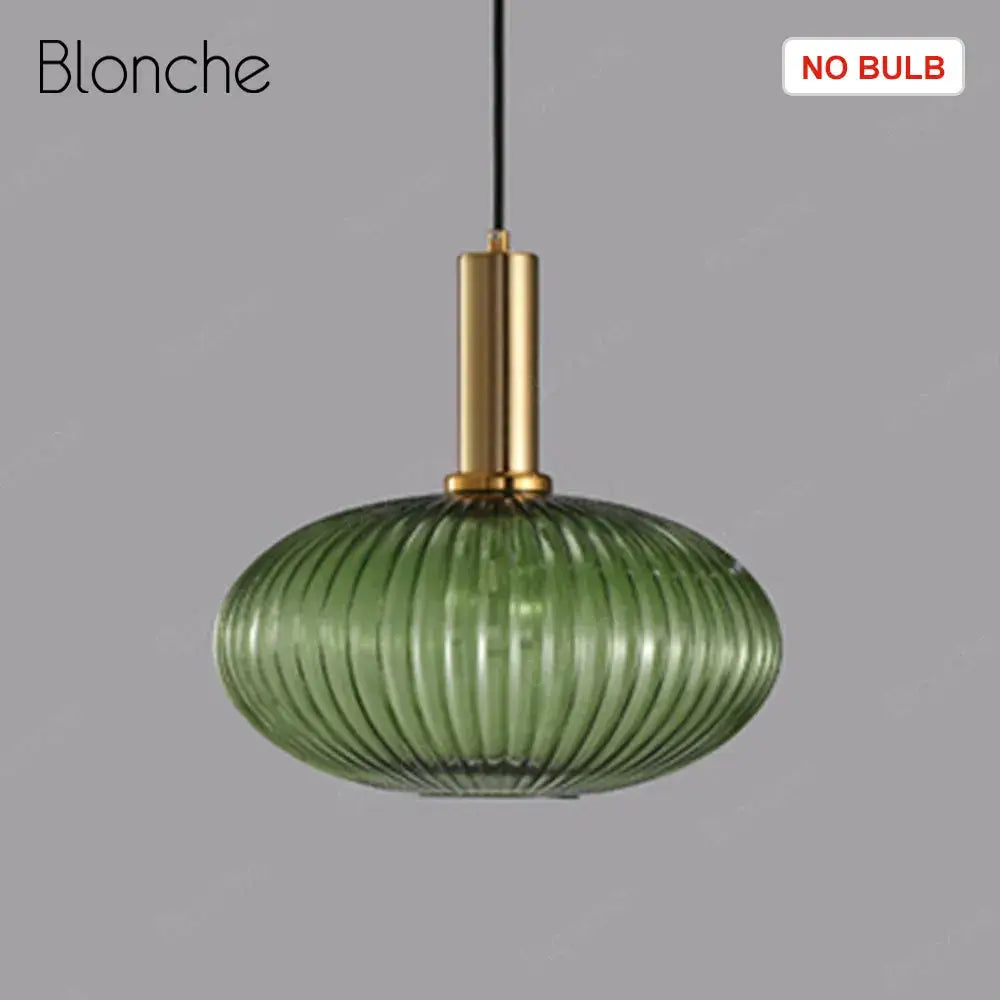 Decorbites led gold chandelier amber & green pendant lamps dining room