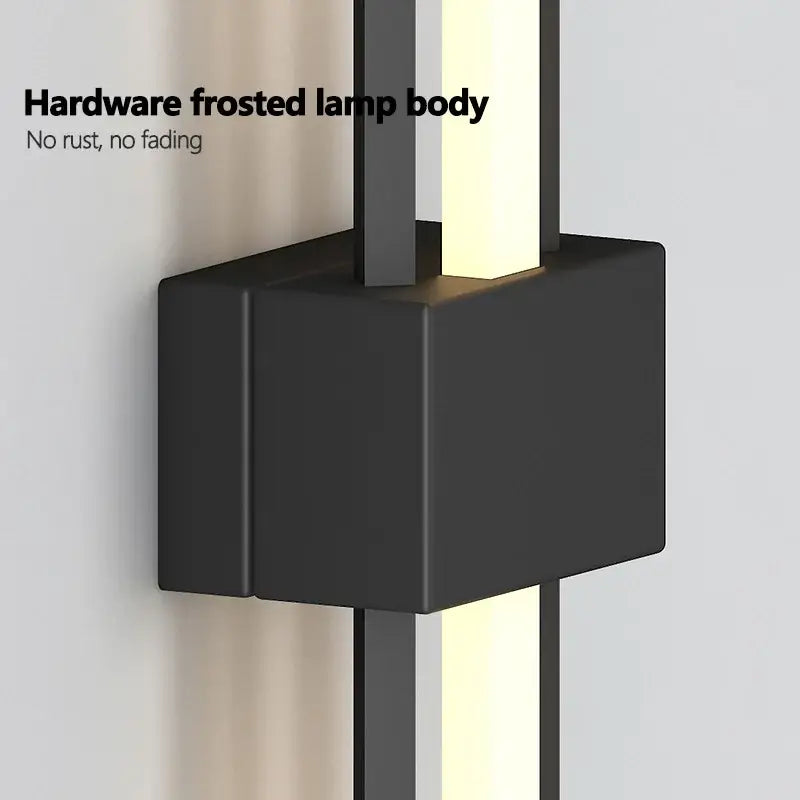 Minimalist black decorbites led wall lamp – living room sconce