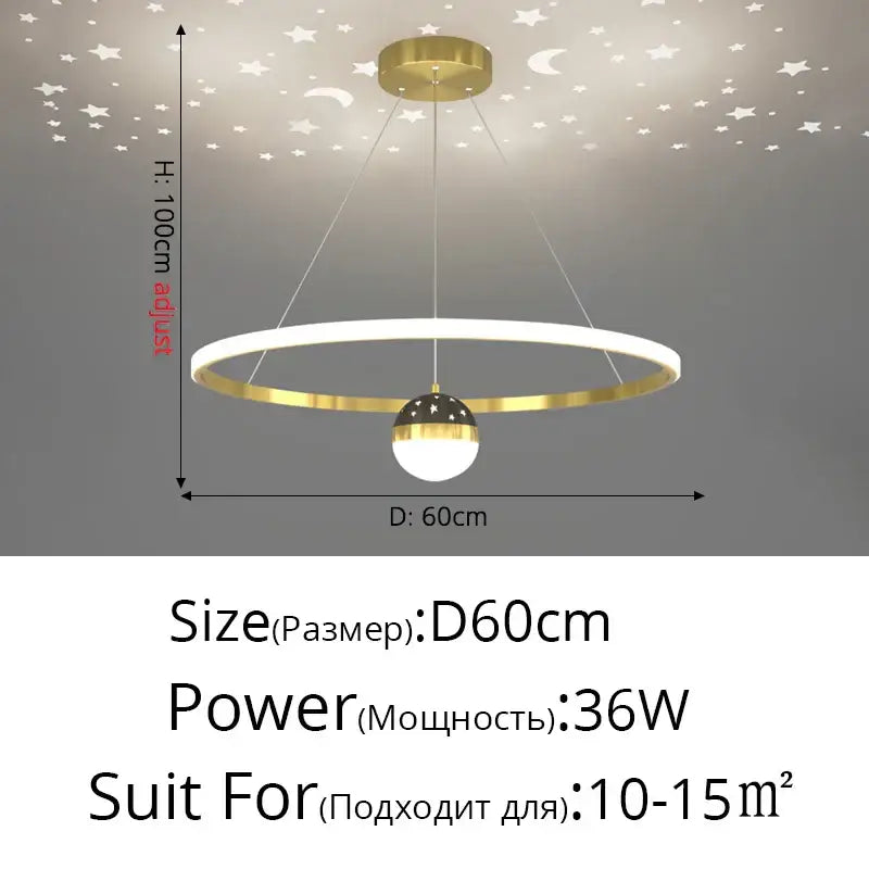 Modern gold & white crown led gypsophila chandelier living room light