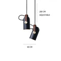Modern black and brass pendant light – dining room led hanging lamp
